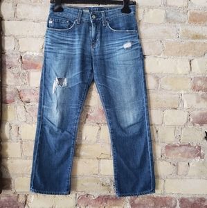 AG denim ex-boyfriend crop size 25